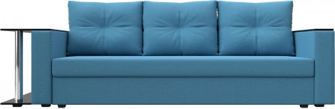 Диван прямой Атланта Лайт со столом слева Лига Диванов (Рогожка) арт.126163L