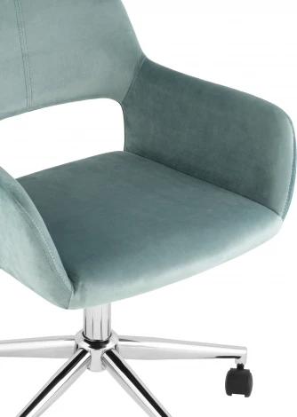 Кресло офисное ROSS велюр серо-зеленый Stool Group (арт.УТ000039077)