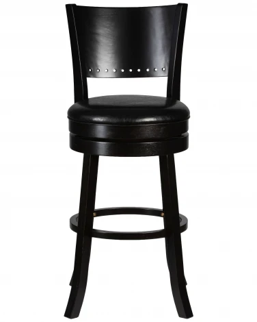 Вращающийся полубарный стул DOBRIN TONY COUNTER (капучино, черный)
