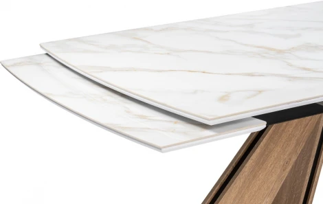 Керамический стол Шаннон 180 (Шаннон 180(240)х90х79 carla larkinm / дуб монтана) Woodville арт.588055