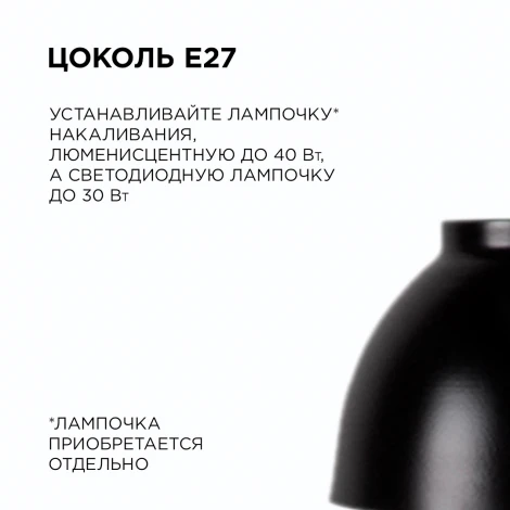 Подвесной светильник 2хЕ14 мах 40Вт металл черный (1113/2) Apeyron 16-63