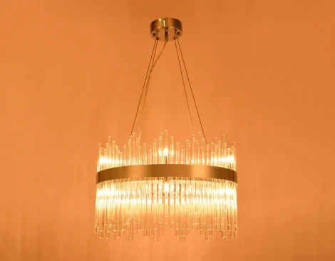 Подвесная люстра Ambrella TRADITIONAL TR5353 (220V, хрусталь, на тросе, круглые)