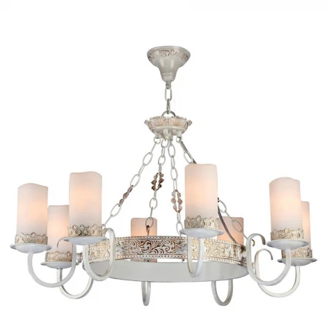 Подвесная люстра Maytoni Classic 12 RC562-PL-08-W