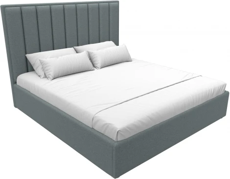 Кровать интерьерная Афродита 180 (Серый/Рогожка) Лига Диванов арт.123057