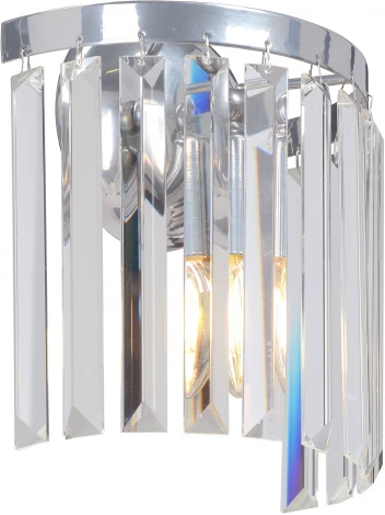Бра Vitaluce V5151-9/1A, 1xE14 макс. 40Вт (220V, хрусталь)