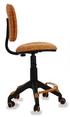 Кресло детское Бюрократ CH-204-F оранжевый жираф крестовина пластик подст.для ног