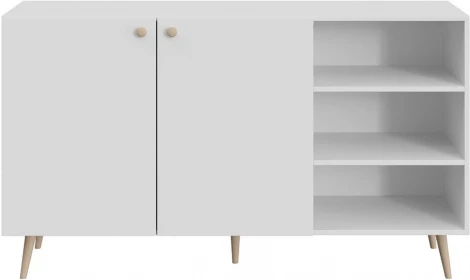 Сервант большой Rili ОГОГО (арт.855063), (ЛДСП/Белый)