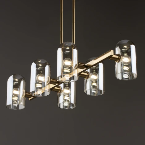 Потолочная люстра на штанге Freya Firefly FR5427PL-06BS (220V)