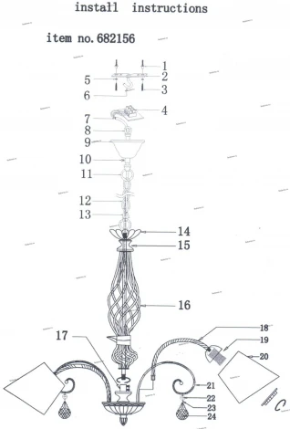 Подвесная люстра Lightstar Esedra 796156
