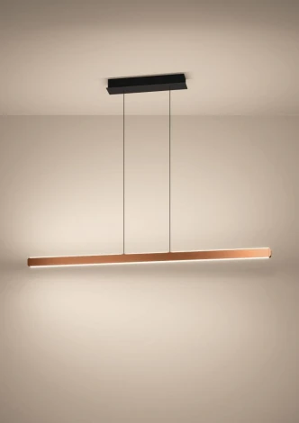 Подвесной светильник светодиодные Eglo Ciggiano 390499 с регулировкой цветовой температуры 1X30W LED 2200-6500K, 5200lm, алюминий, сталь, коричневый, белый