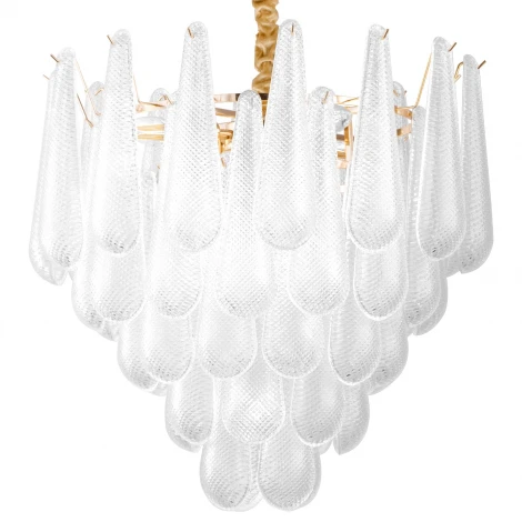 Подвесная люстра 799102 10х6W(led) E14 Золото/Прозрачный Lightstar Retro II 799102