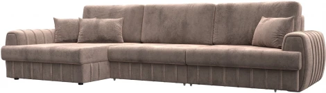 Диван угловой Лига-057 НПБ Лонг угол левый Лига Диванов (Велюр) арт.129304L