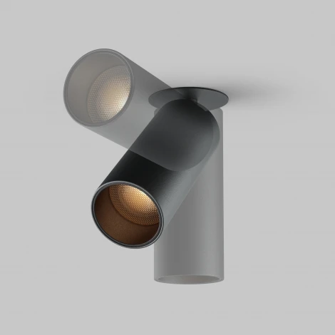 Встраиваемый светильник Maytoni Focus Led C053CL-L12W2.7K-W-B (220V, круглые)