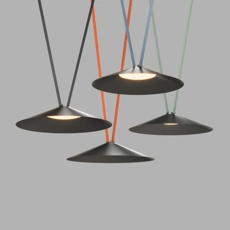 Трековый светильник низкоковольтный для ременной системы LED 48V Denkirs Belty Flow DK5569-BK