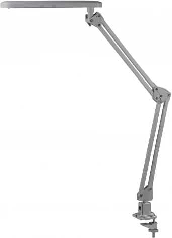 Офисная настольная лампа на струбцине Эра NLED-441-7W-S (220V, выключатель)