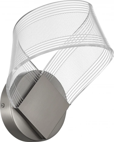 Бра ST Luce Fairy SL6235.101.04 Никель/Прозрачный LED 1*4W 4000K (220V)