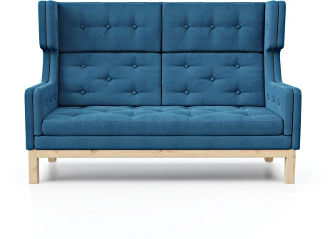 Диван Arsko Айверс Хай Сосна шенилл синий