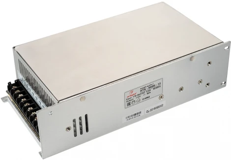 Блок питания HTS-600M-12 (12V, 50A, 600W) (IP20 Сетка) 014982 Arlight HTS