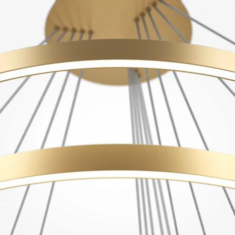 Подвесной светильник ярусный светодиодный Maytoni Rim MOD058PL-L200BSK (220V, на тросе)