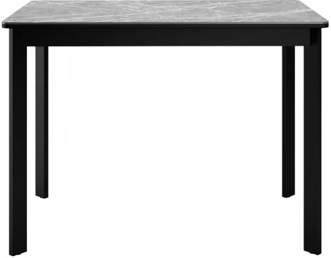 Стол DikLine LK90 Керамика Серый мрамор/подстолье черное/опоры черные арт.00-00074435