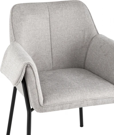 Кресло Бесс рогожка светло-серый 2 шт. Stool Group (арт.УТ000037185)