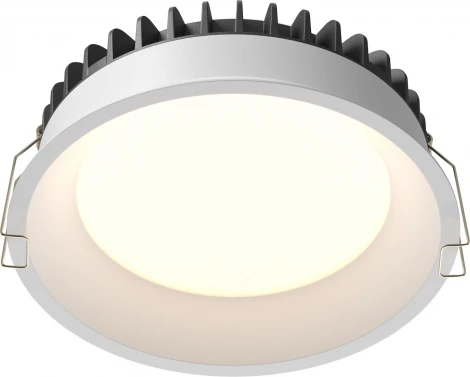 Встраиваемый светильник 18W Maytoni Okno DL055-18W3-4-6K-W (LED, 220V, круглые, IP44)