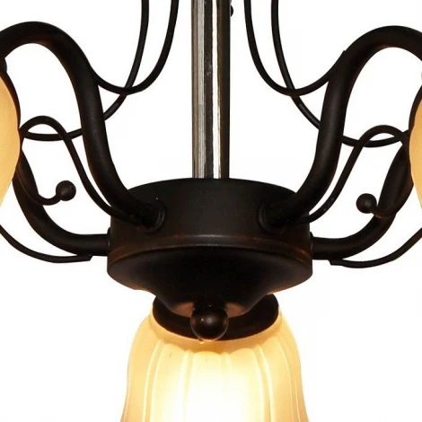 Потолочная люстра IDLamp Lauretta 872/5PF-Argentoscuro