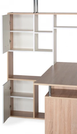 Компьютерный стол Woodville КС15 левый дуб сонома 328695