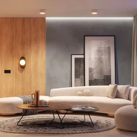 Настенный светильник светодиодный SP-PERLEN-WALL-L350-6W Warm3200-MIX (BK, 150 deg, 230V, TOUCH-DIM) (Arlight, IP20 Металл) 057588