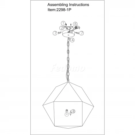 Подвесной светильник Favourite Mattis 2298-1P
