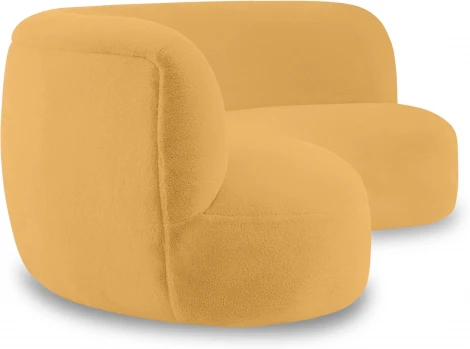 Диван Patti 2400 ОГОГО (арт.853229), (Мех/Светло-коричневый)