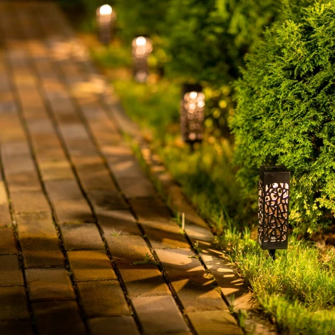 Садовый светильник на солнечной батарее «Магия-1». 1 светодиод, 1*ААA Ni-Mh аккумулятор в/к. IP44 Uniel USL-S-818/PT180 MAGIC-1