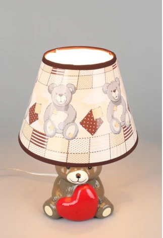 Интерьерная настольная лампа Omnilux Marcheno OML-16404-01 (для детской, 220V, выключатель, животные)