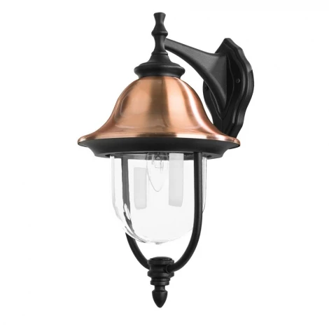 Настенный фонарь уличный Arte Lamp Barcelona A1482AL-1BK