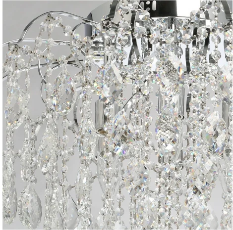 Потолочная люстра хрустальная с пультом De City Бриз 111014712