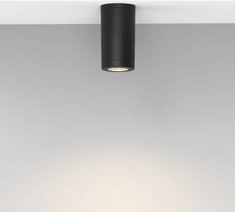 Уличный потолочный светильник Escada 30008 30008P/01 GU10*7W IP54 Black (220V, круглые)