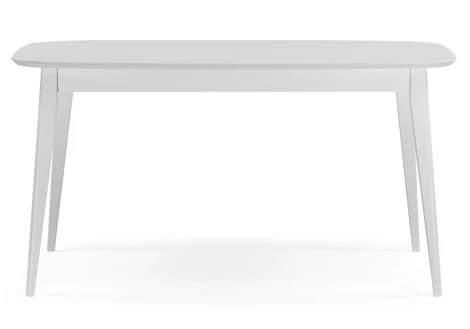 Кухонный стол Woodville Адель 145(190)x80 белый матовый