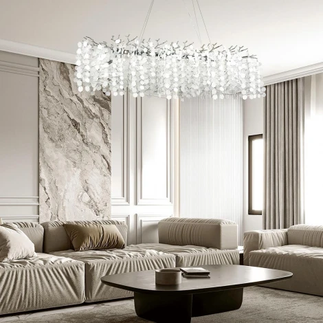 Подвесная люстра хрустальная Modelux MODESTYLE MS.2113.1200 CR