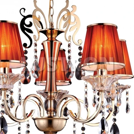 Подвесная люстра Arte Lamp Tramonto A3404LM-5GO