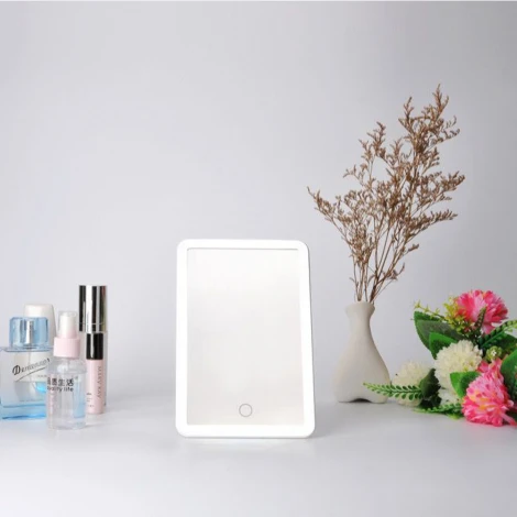 Зеркало с подсветкой Uniel TLD-591 White/LED/80Lm/6000K/Dimmer (220V, диммер, сенсорный выключатель)