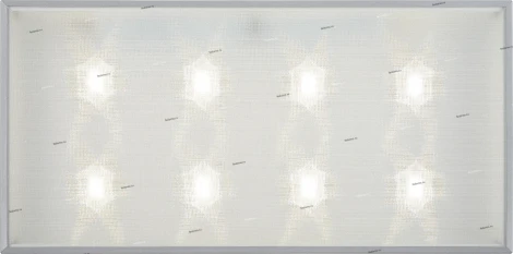 Светильник светодиодный Новый свет ДВО14, 20W, 1400lm, 4000K, IP40, белый призматический рассеиватель, белый