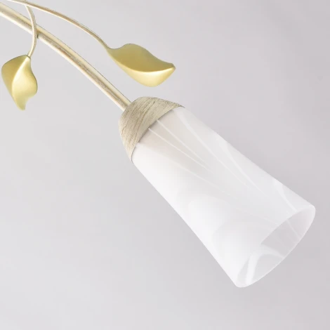 Потолочная люстра MW-Light Восторг 242015306 (220V, лепестки, листья, ветки)