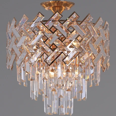 Потолочная люстра хрустальная Reluce 09108-3.4-06 (220V)