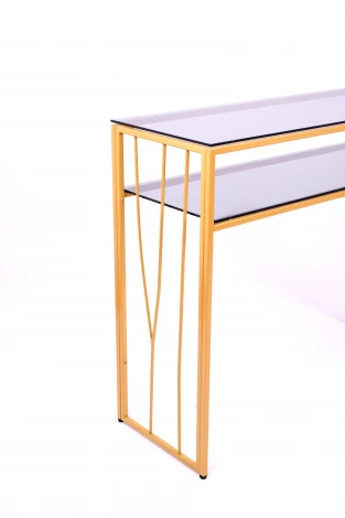 Консольный стол AllConsoles 1121-CG grey золотой