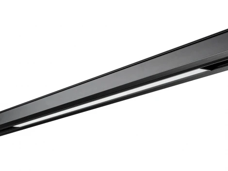 Трековый светильник светодиодный, магнитный, линейный, черный, 24Вт, 48V IP20 4000К Lumker SY-LINK SY-LINK-600-BL-24