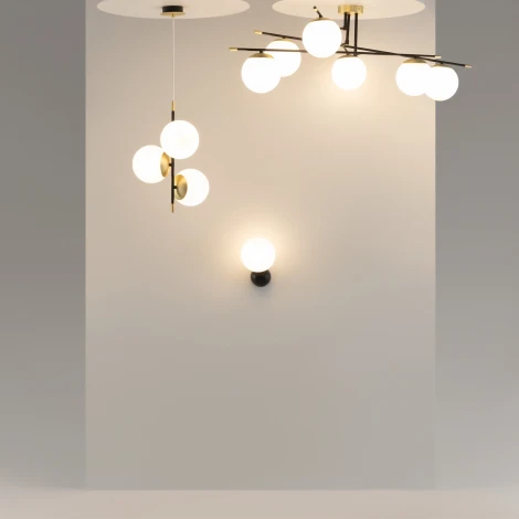 Подвесной светильник Maytoni Nostalgia MOD048PL-03G (220V, на проводе, шарики)