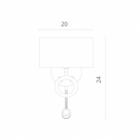 Бра Divinare Contralto 4069/02 AP-2