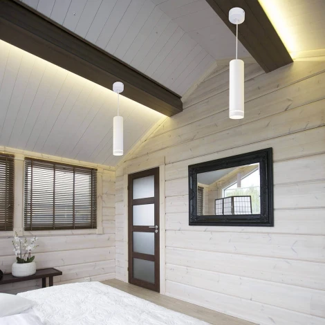 Подвесной светильник Elektrostandard Topper DLR023 12W 4200K белый матовый (LED, 220V, на проводе)