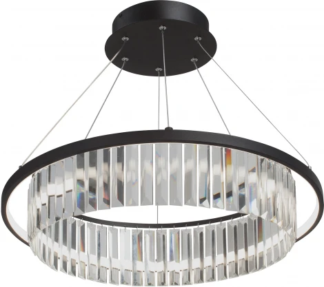 Подвесной светильник светодиодный Vitaluce V5401-1/1S, LED 37Вт V5401-1/1S (220V, на тросе, кольцо)