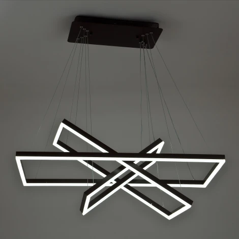 Подвесной светильник светодиодный с пультом с регулировкой цветовой температуры и яркости LED4U LED4U L11001-3HL BR